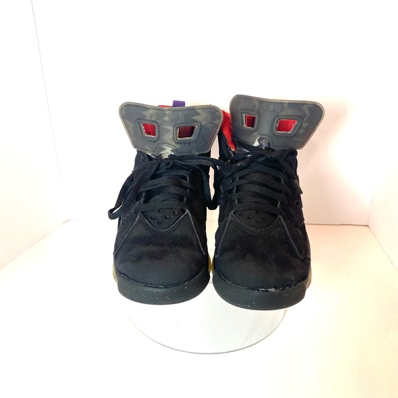 Jordan MVP Raptors Black University Red Purple Kids Sneakers 6.5Y DZ5577-006 - Picture 3 of 7